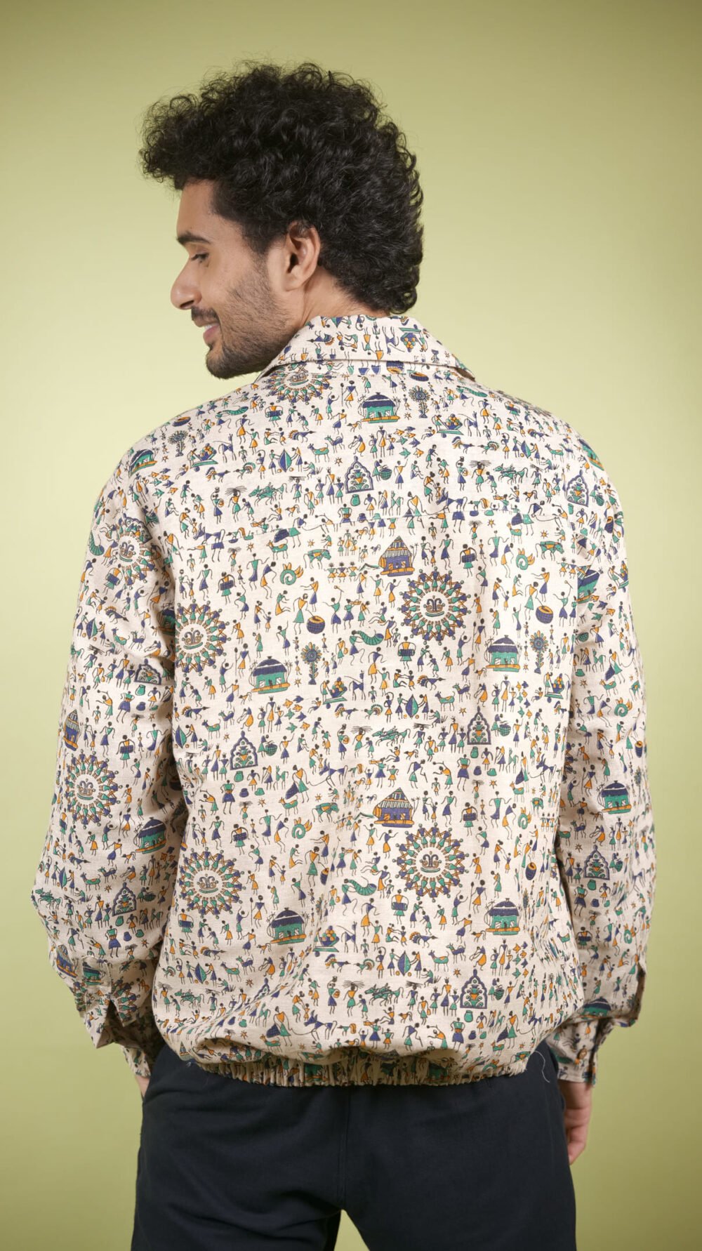 Warli Bomber Jacket - Image 8