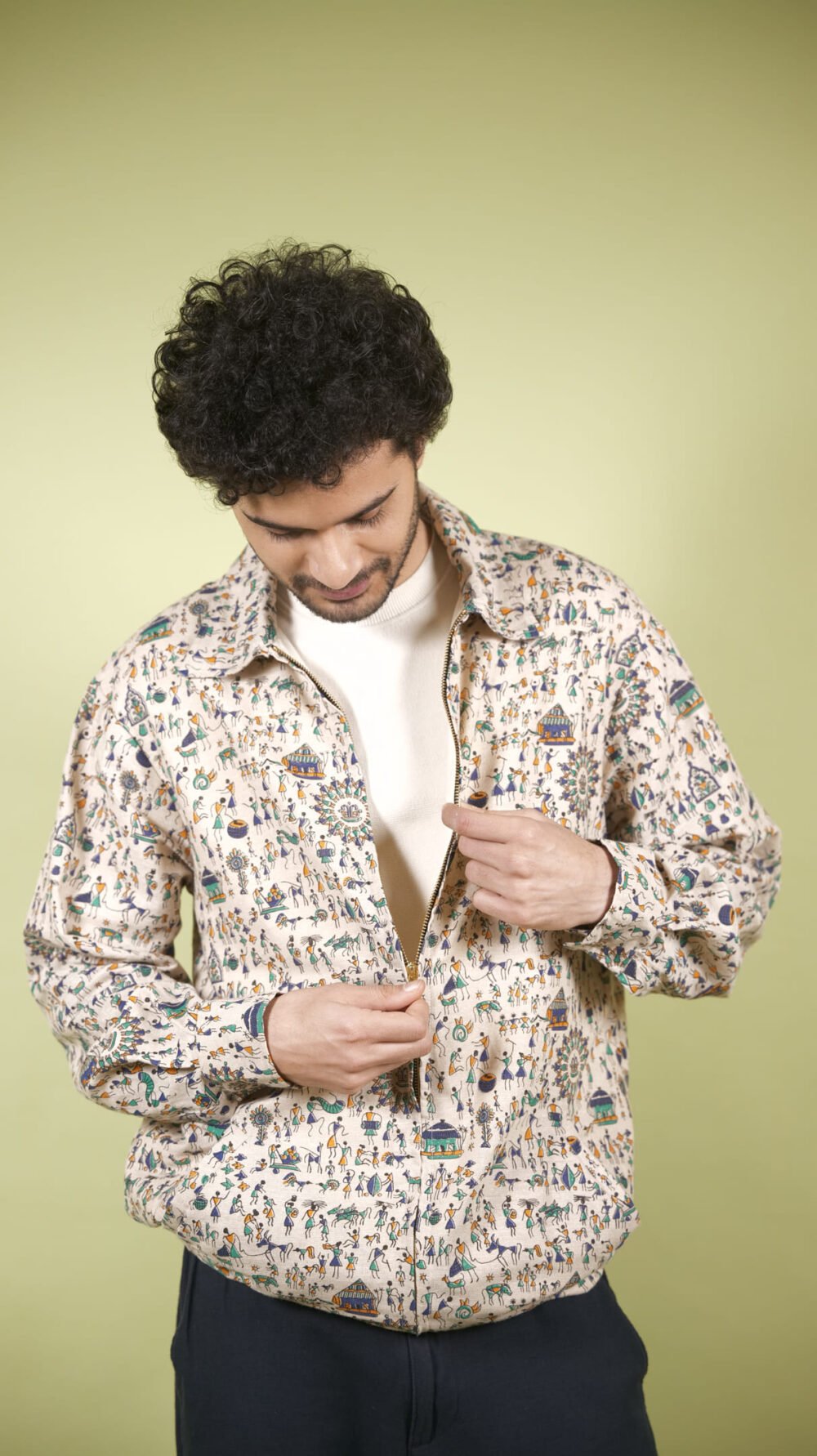 Warli Bomber Jacket - Image 7