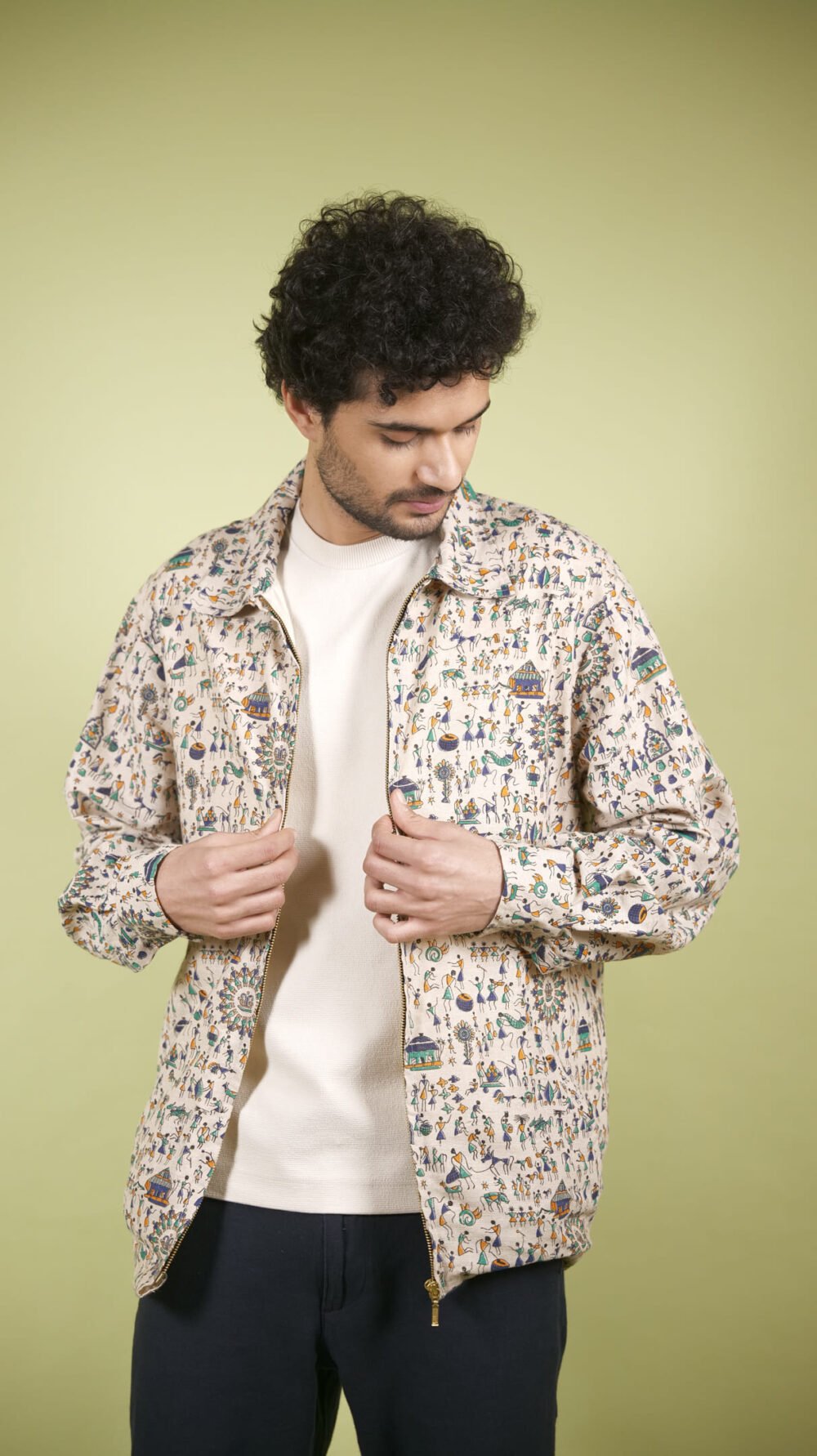 Warli Bomber Jacket - Image 6