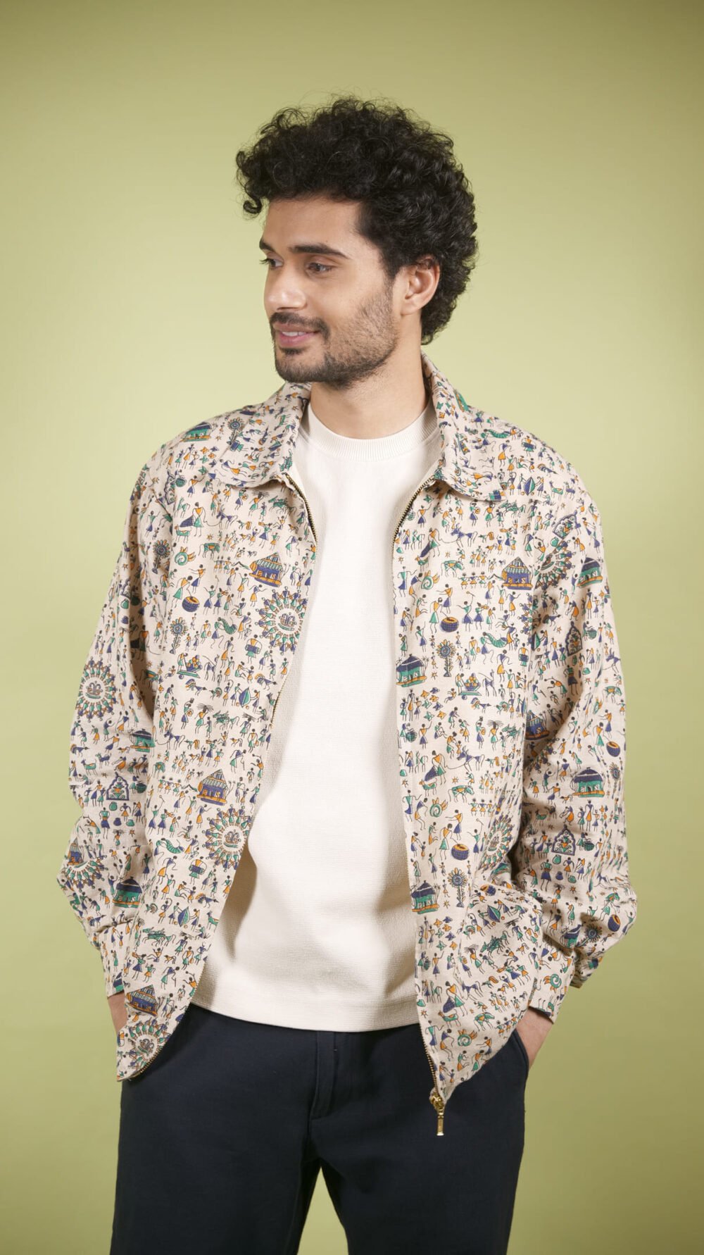 Warli Bomber Jacket - Image 5