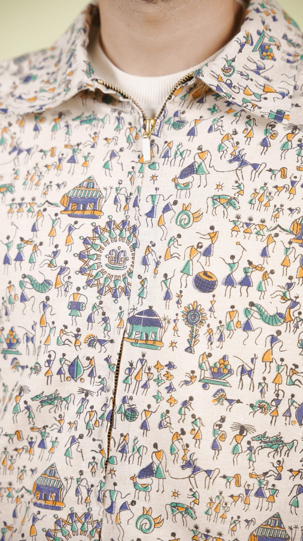 Warli Bomber Jacket - Image 3