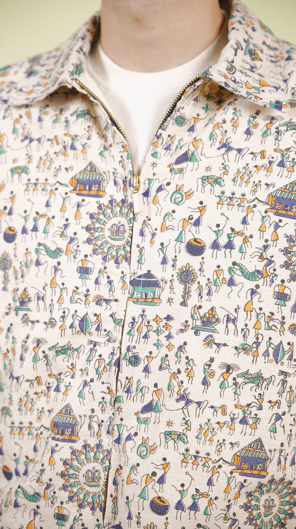 Warli Bomber Jacket - Image 2