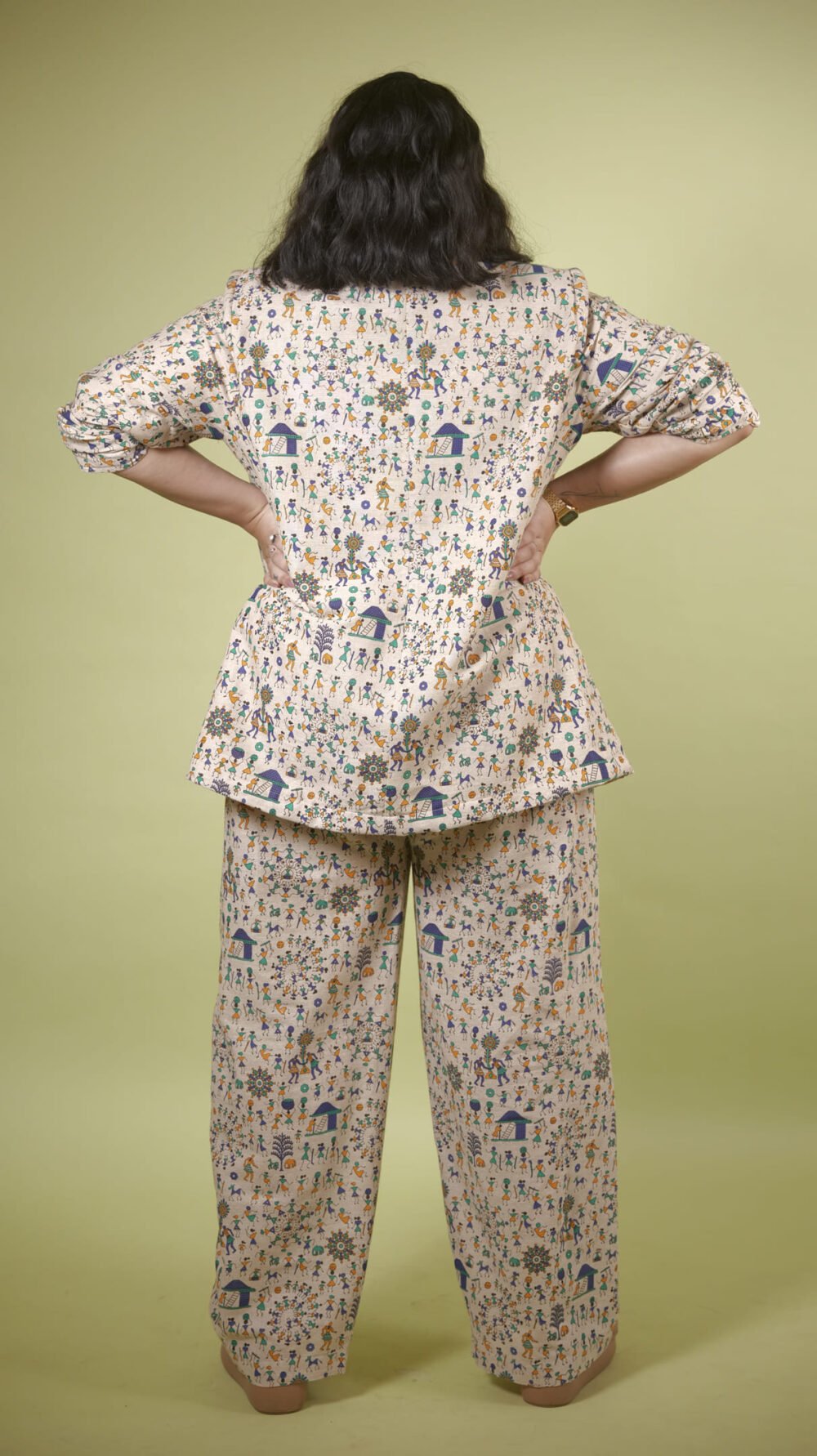 Warli Fusion Pant Suit Set - Image 6