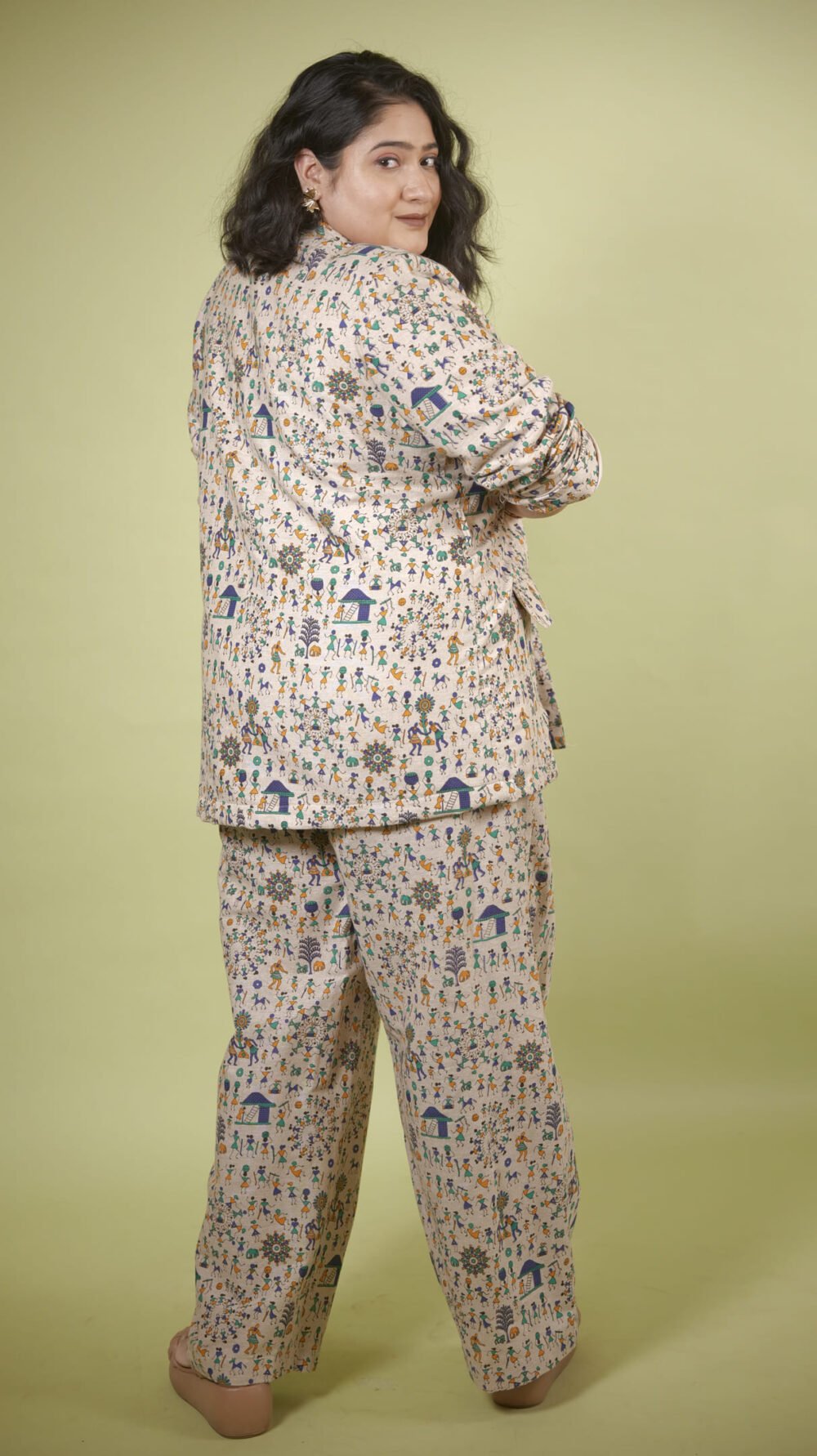 Warli Fusion Pant Suit Set - Image 7