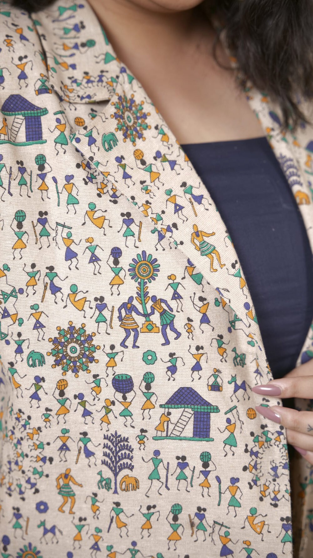 Warli Fusion Pant Suit Set - Image 8