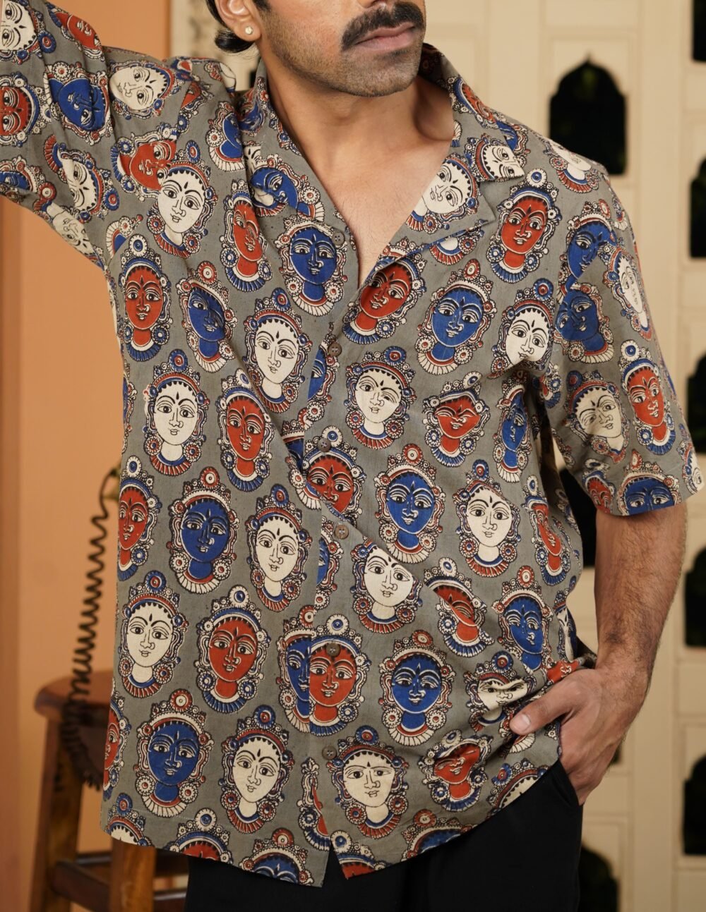 Boho Shirt (Grey) - Image 4
