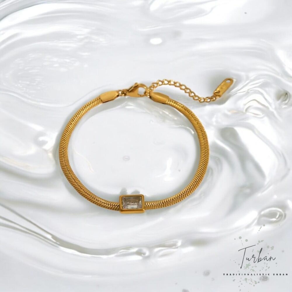 Solitare Chain Bracelet