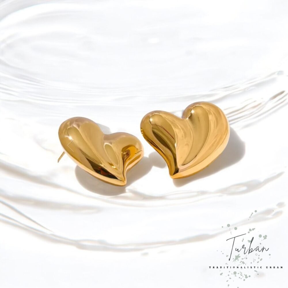 Chunky Heart Studs - Image 2