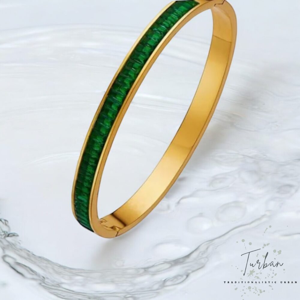 Emrald Bangle Bracelet