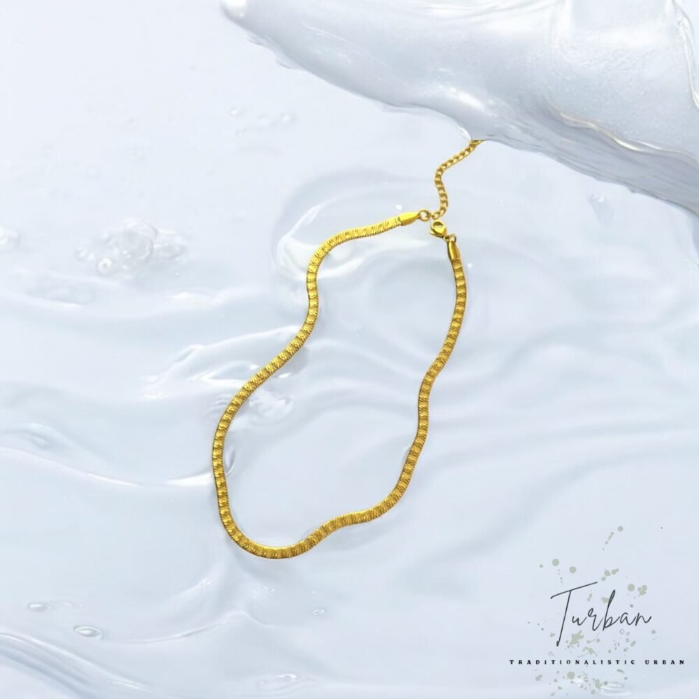 Flat Gold Chunky Chain