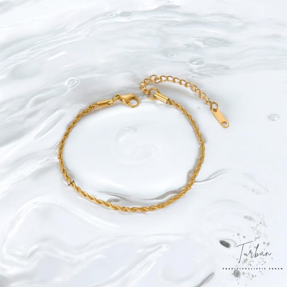 Twisted Gold Bracelet