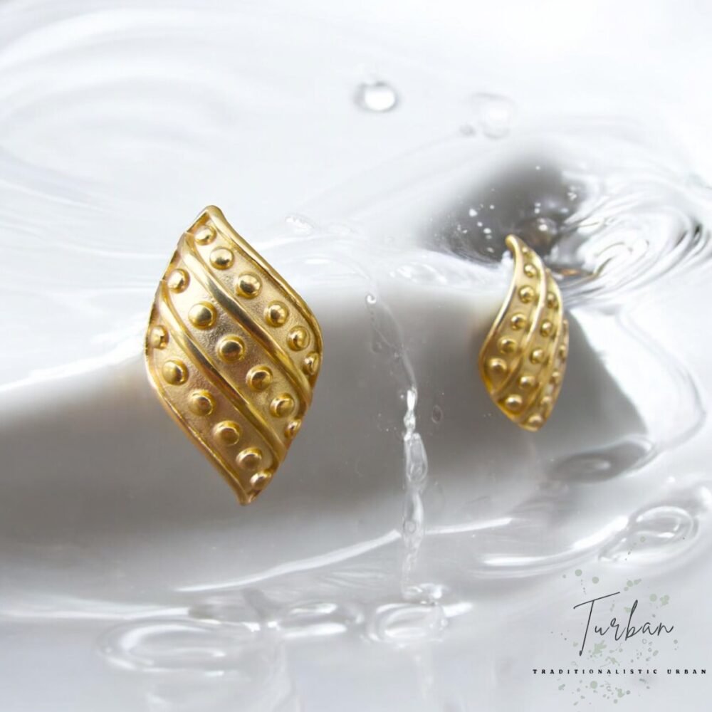 Wave Statement Studs - Image 2