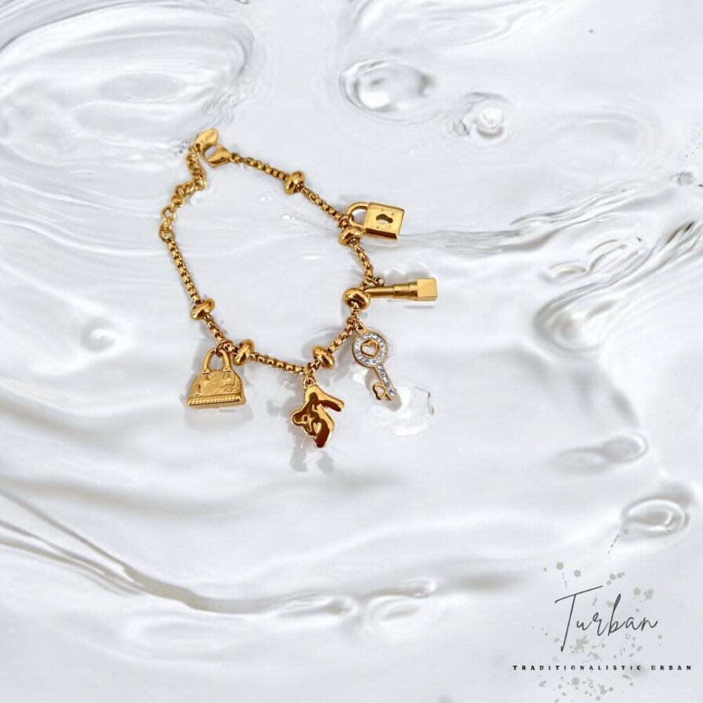 Stud Charm Bracelet
