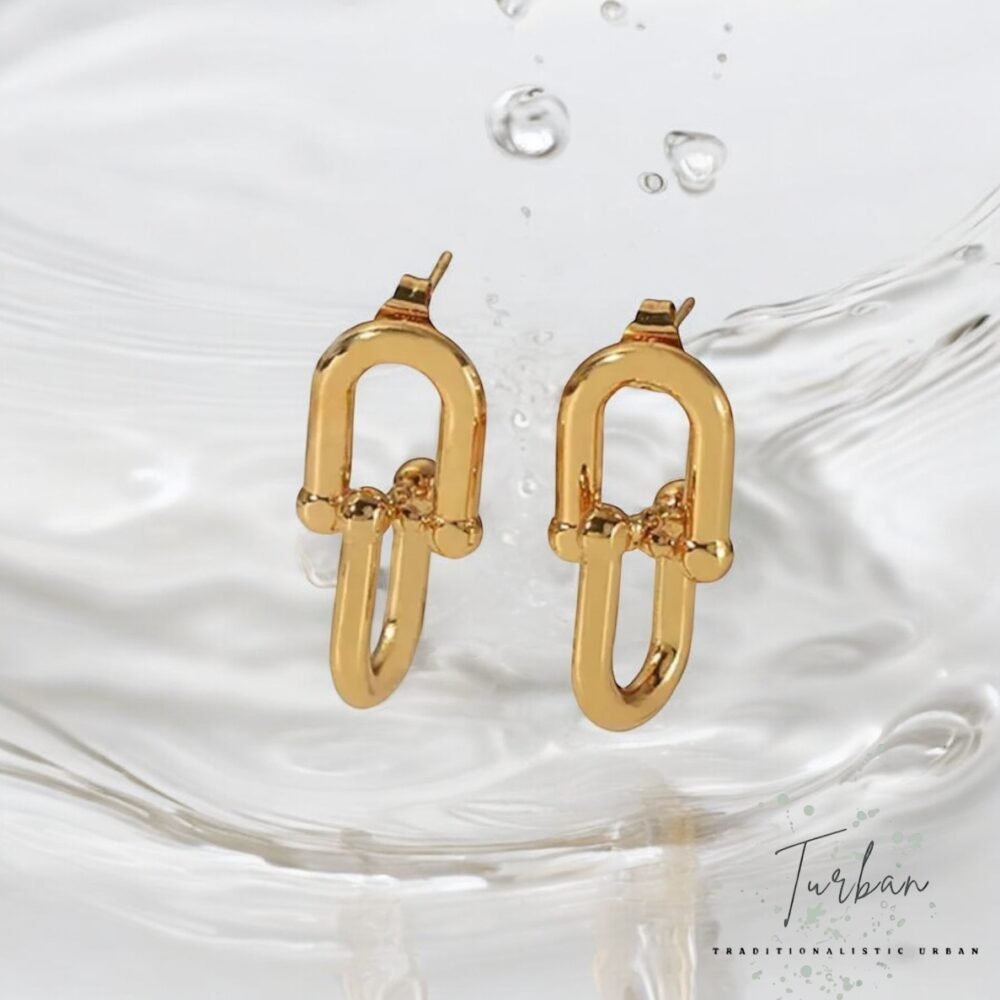 Chain Link Earrings - Image 2