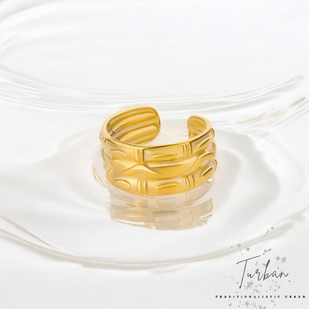 Layered Chunky Gold Ring