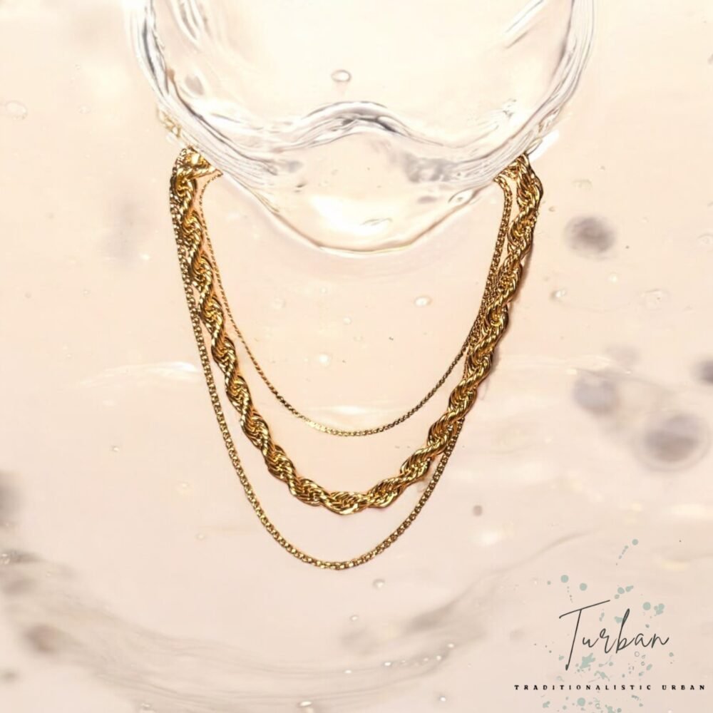 3 Layer Twisted Neck Piece