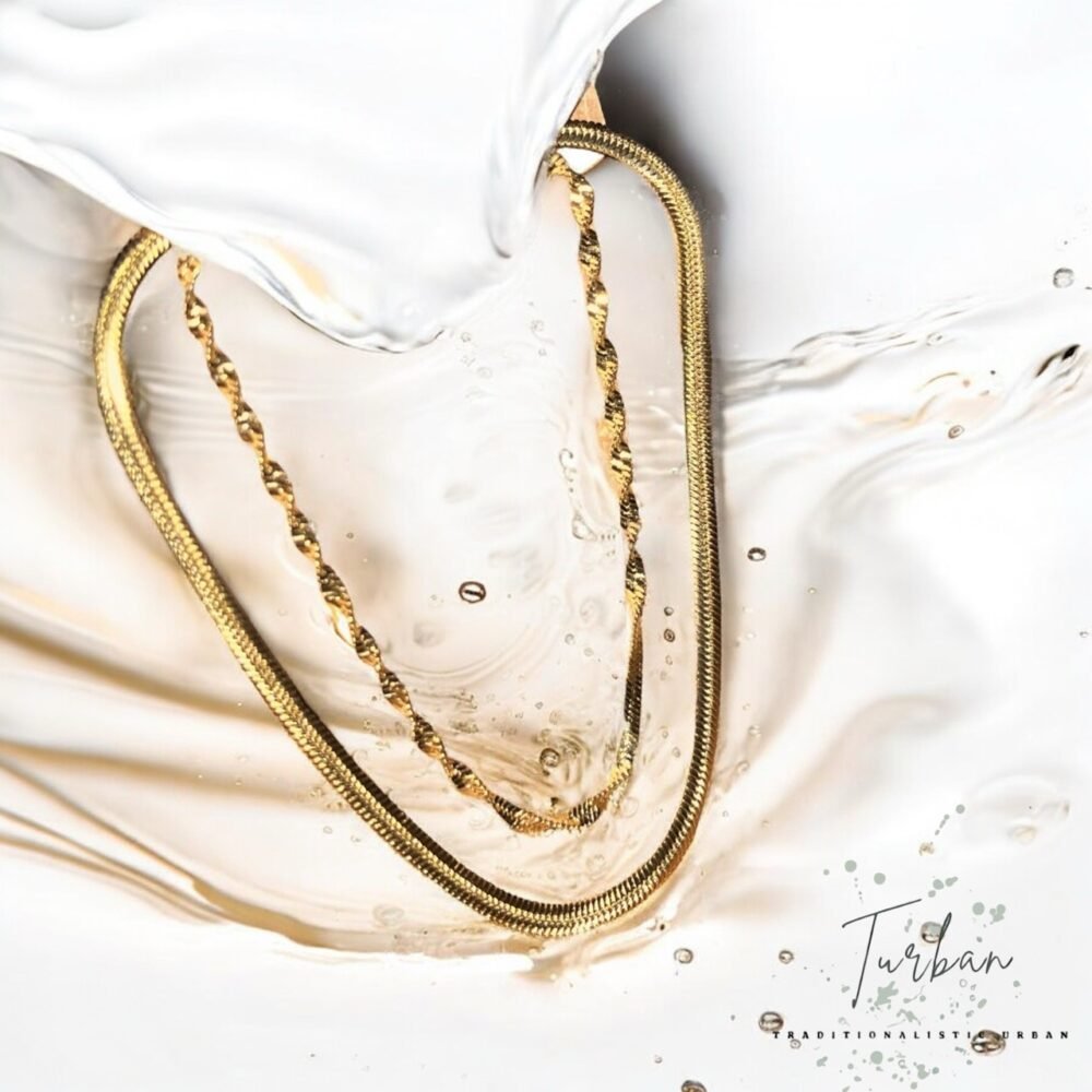 2 Layer Twisted Neck Piece - Image 2